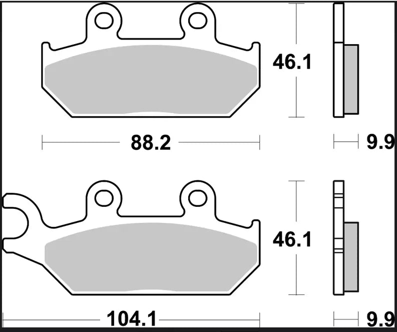 SINTERED BRAKE PAD SD OFFROAD PRIME LINE Brake PAD SD SINT FR