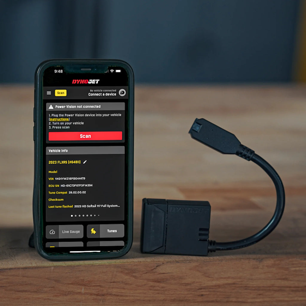 Programador de centralita Dynojet Powervision 4 para Harley-Davidson
