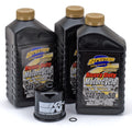Kit de cambio de aceite de motor filtro negro para Harley Davidson