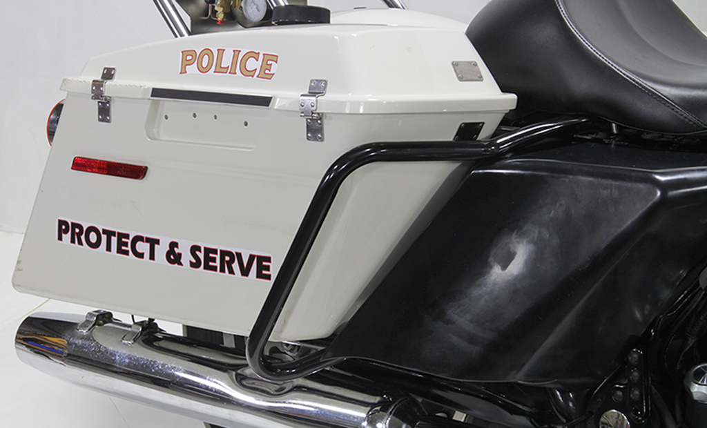 Standard Black Saddlebag Protectors for Harley Davidson