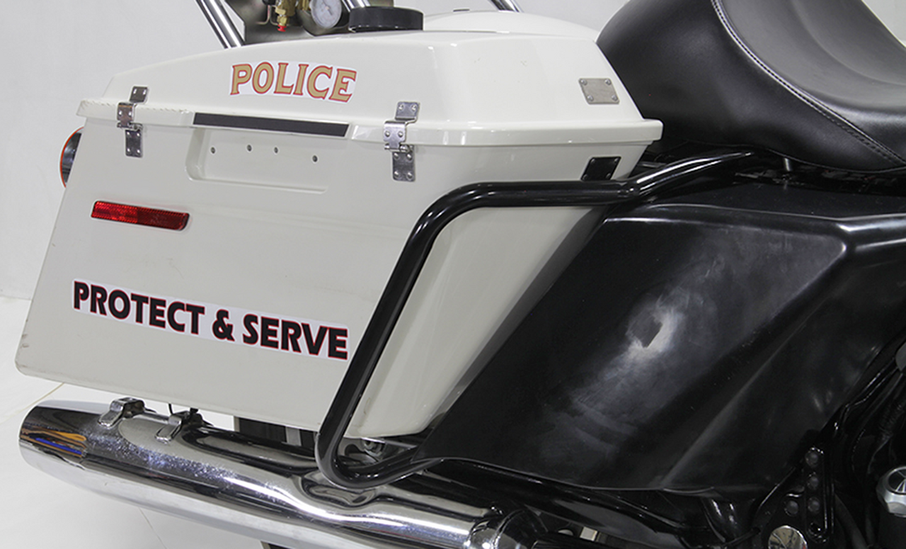 Standard Black Saddlebag Protectors for Harley Davidson