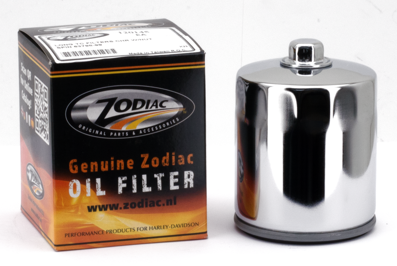 Chrome Oil Filter for Harley Davidson