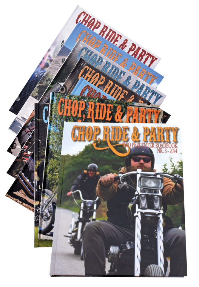 Chop, Ride &amp; Party Two Percent Roadbooks