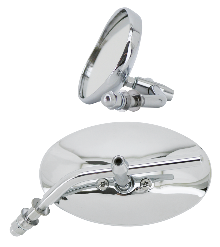 Slimline Deluxe Rückspiegel mit Visier für Harley Davidson