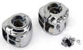 Kit De Carcasa Del Interruptor Cromada Para Harley Davidson