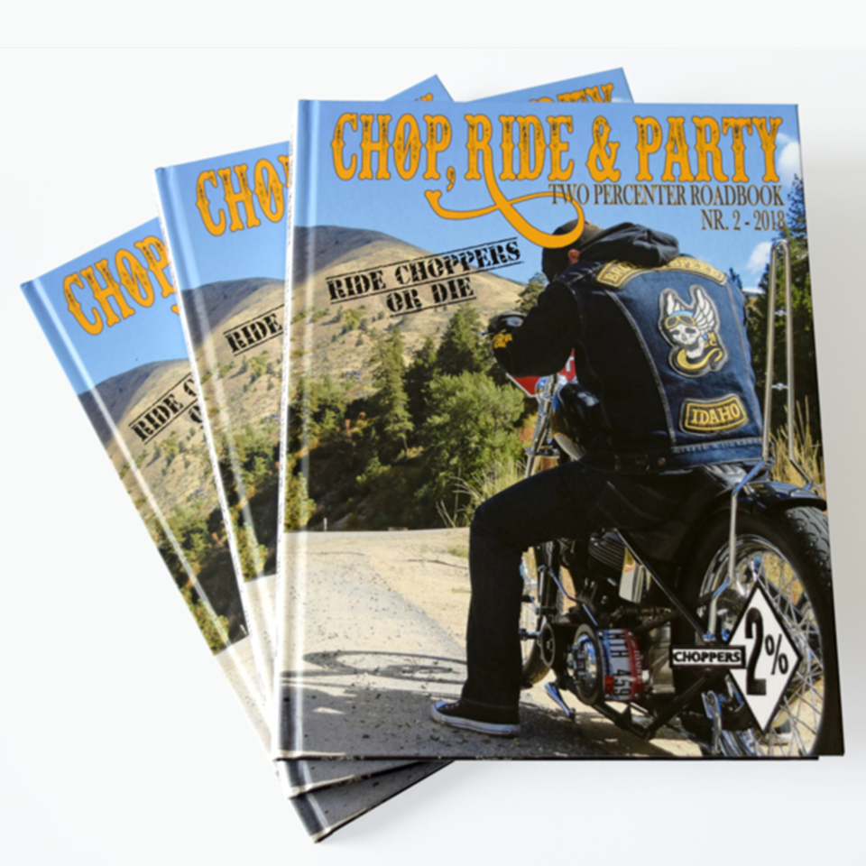 Chop, Ride &amp; Party Zwei Prozent Roadbooks