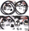 Chrome Led Switch Kit For Harley Davidson