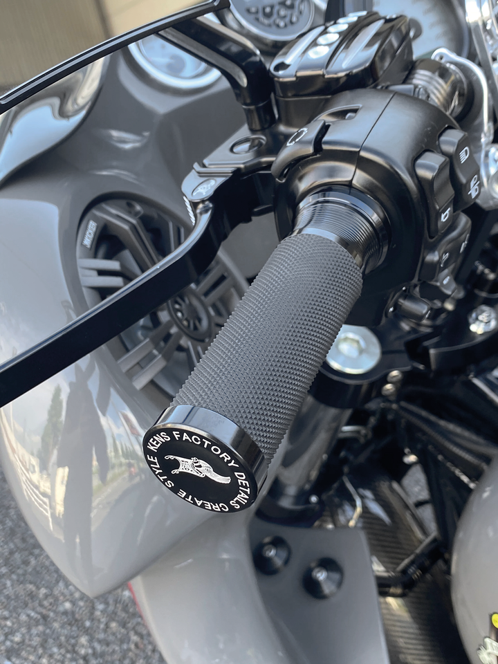 Fein geriffelte Lenkergriffe der nächsten Stufe für Harley Davidson