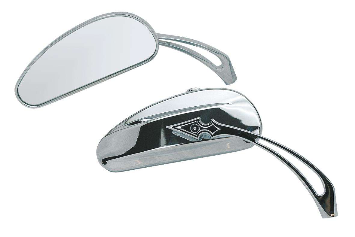 Slim-Line Left Rearview Mirror for Harley Davidson