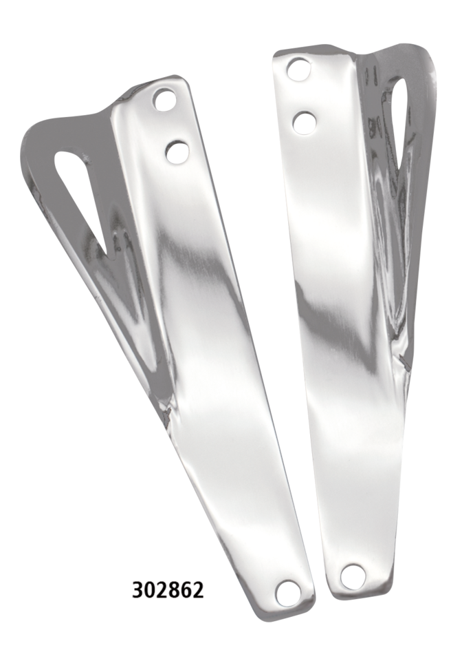 Chrome Tie-Down Brackets for Harley-Davidson