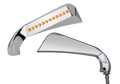 Retrovisores Avenger Cromo Con Leds Para Harley-Davidson