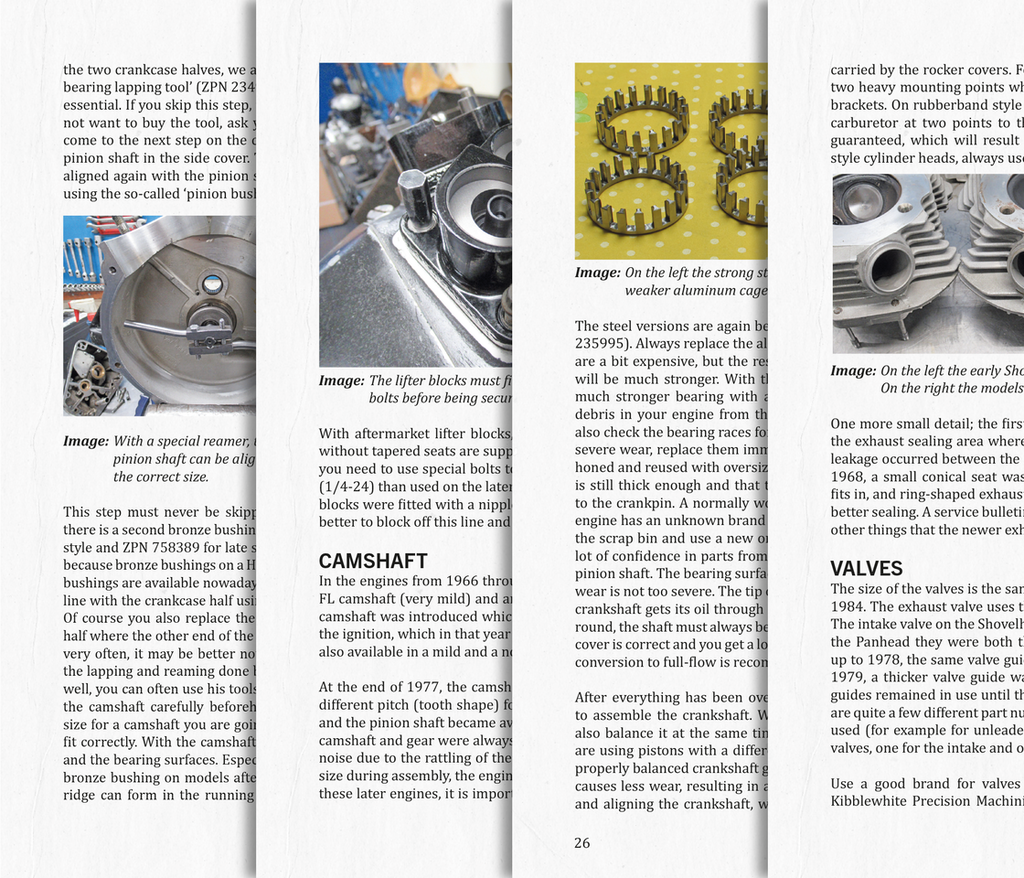 Manual de reparación de Shovelhead (inglés) para Harley Davidson
