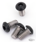 Tornillos Faros De Acero Inoxidable Negro Para Harley-Davidson