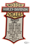 "Patent" Transferaufkleber 1944-1948 Stil für Harley-Davidson