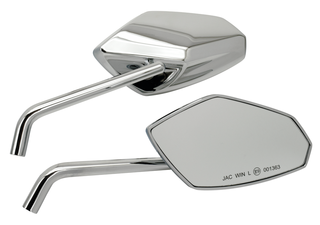 Genuine E-Approved Street Rod Mirrors For Harley Davidson