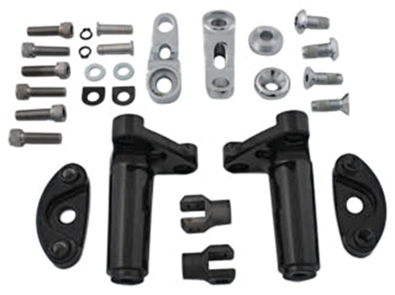 Kit De Montaje De Estribo De Pasajero Ajustable Para Harley Davidson