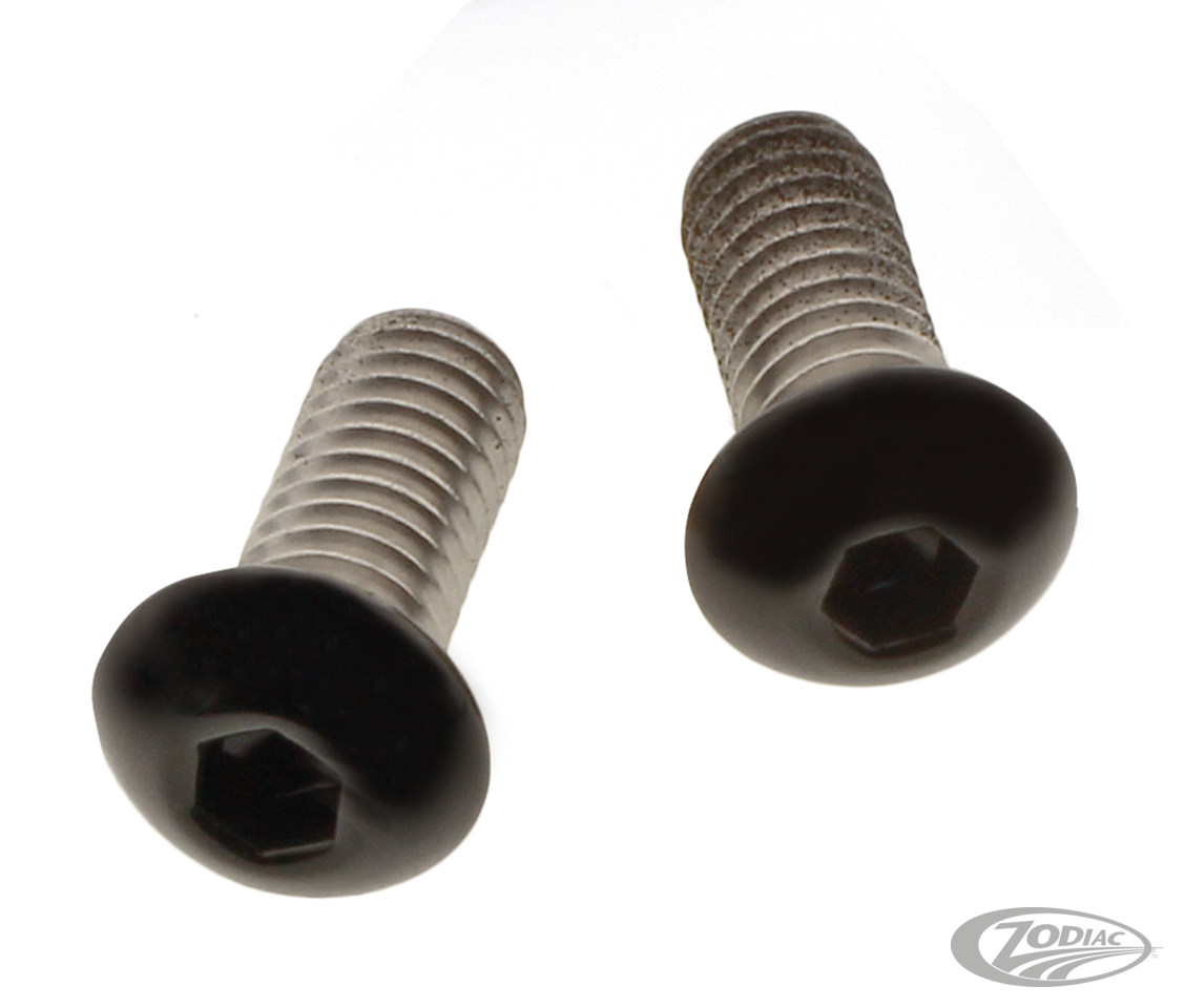 Black Stainless Steel Lighthouses screws for Harley-Davidson