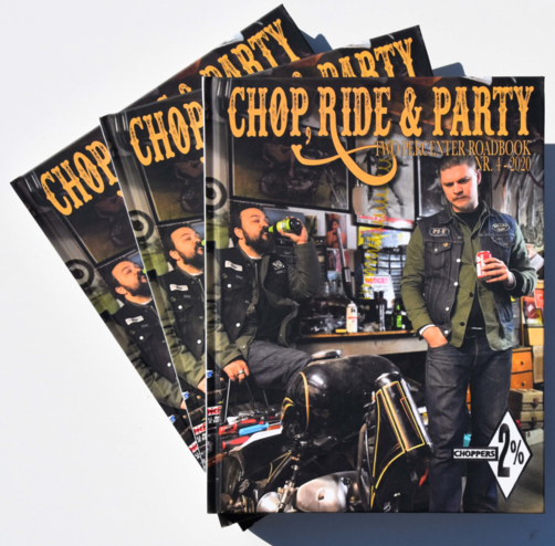 Chop, Ride &amp; Party Zwei Prozent Roadbooks