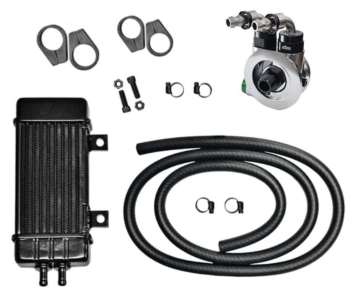 Complete Wideline Oil Cooler Kit for Harley-Davidson