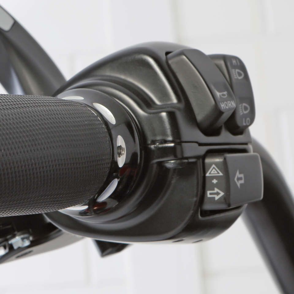 Black LED Switch Kit for Harley Davidson