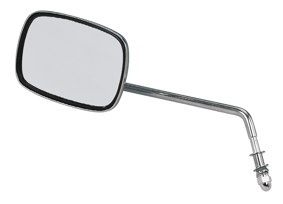 Retrovisor Cromado Brazo Largo Izquierdo Para Harley Davidson