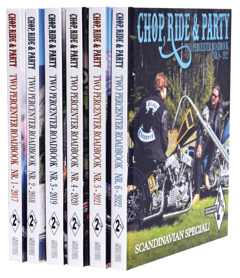 Chop, Ride &amp; Party Zwei Prozent Roadbooks