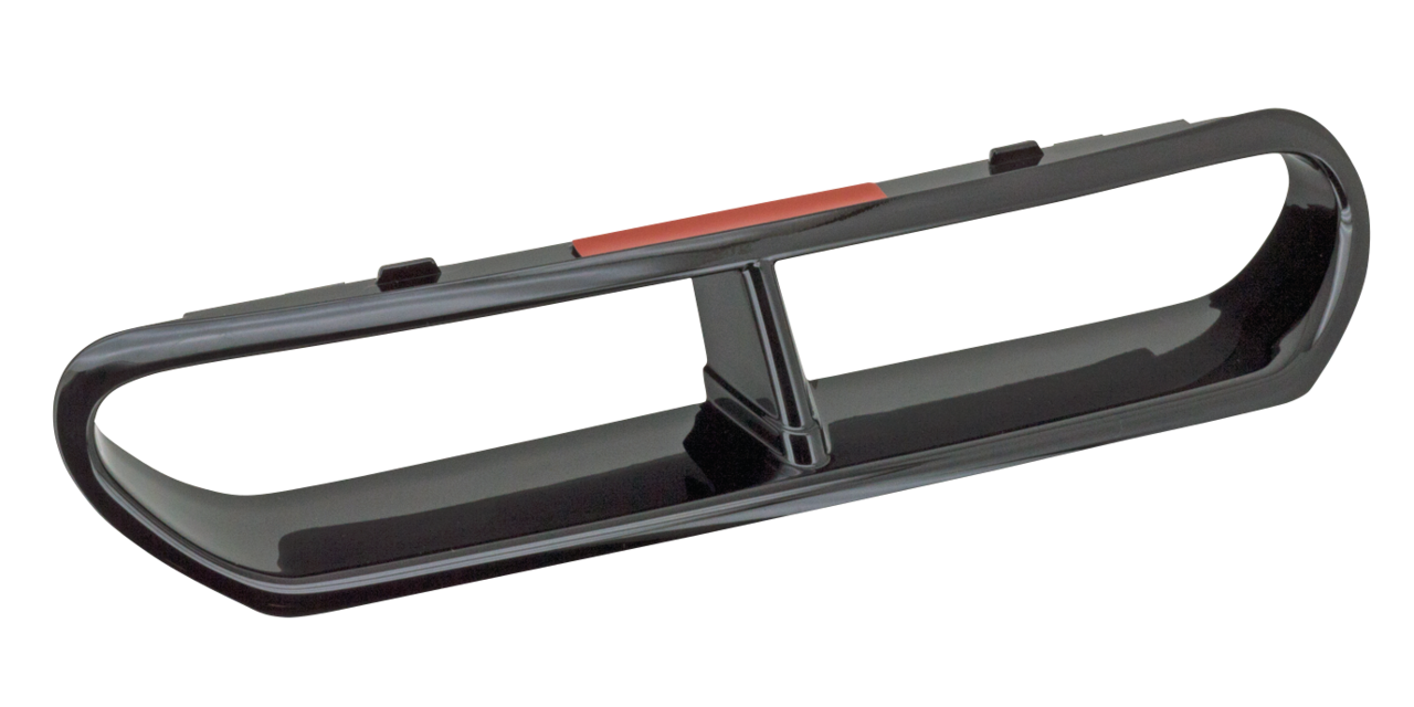 Accent Fairing Vent FLH/T14-Up Schwarz für Harley-Davidson