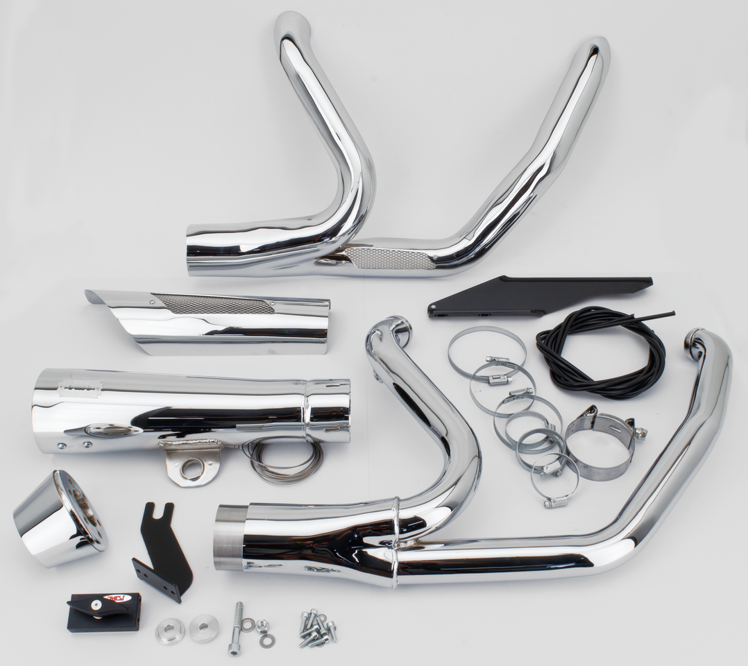 Sistema De Escape Shorty 2-En-1 Para Harley Davidson Milwaukee Eight Touring