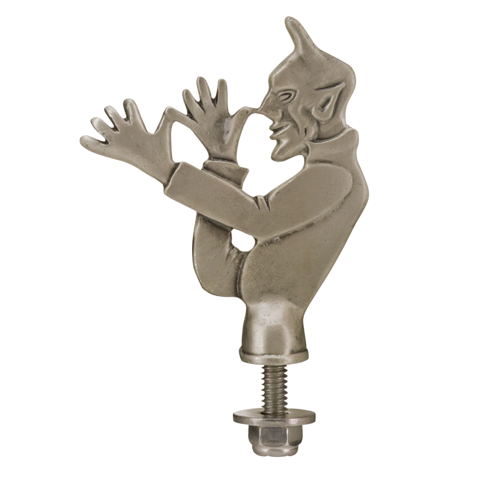 Vintage Devil license plate topper For Harley-Davidson