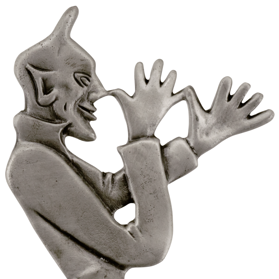 Vintage Devil license plate topper For Harley-Davidson