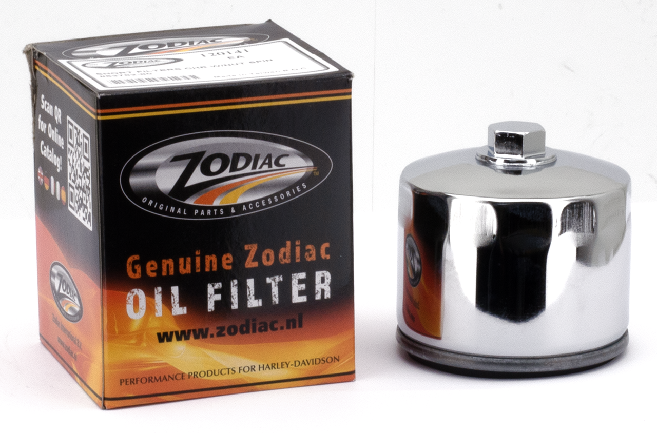 Chrome Oil Filter for Harley Davidson