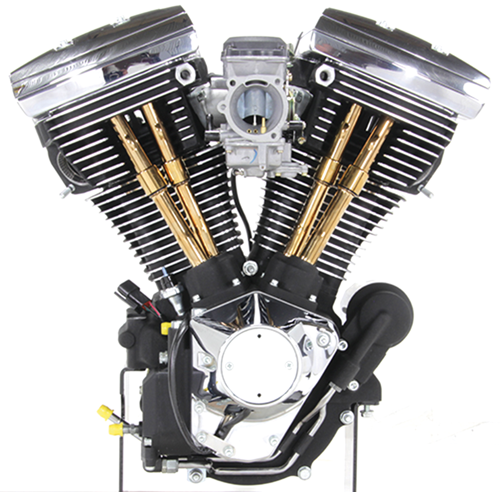 Titan-Stößelstangenabdeckungssatz für Harley Davidson Evolution 1984-2000