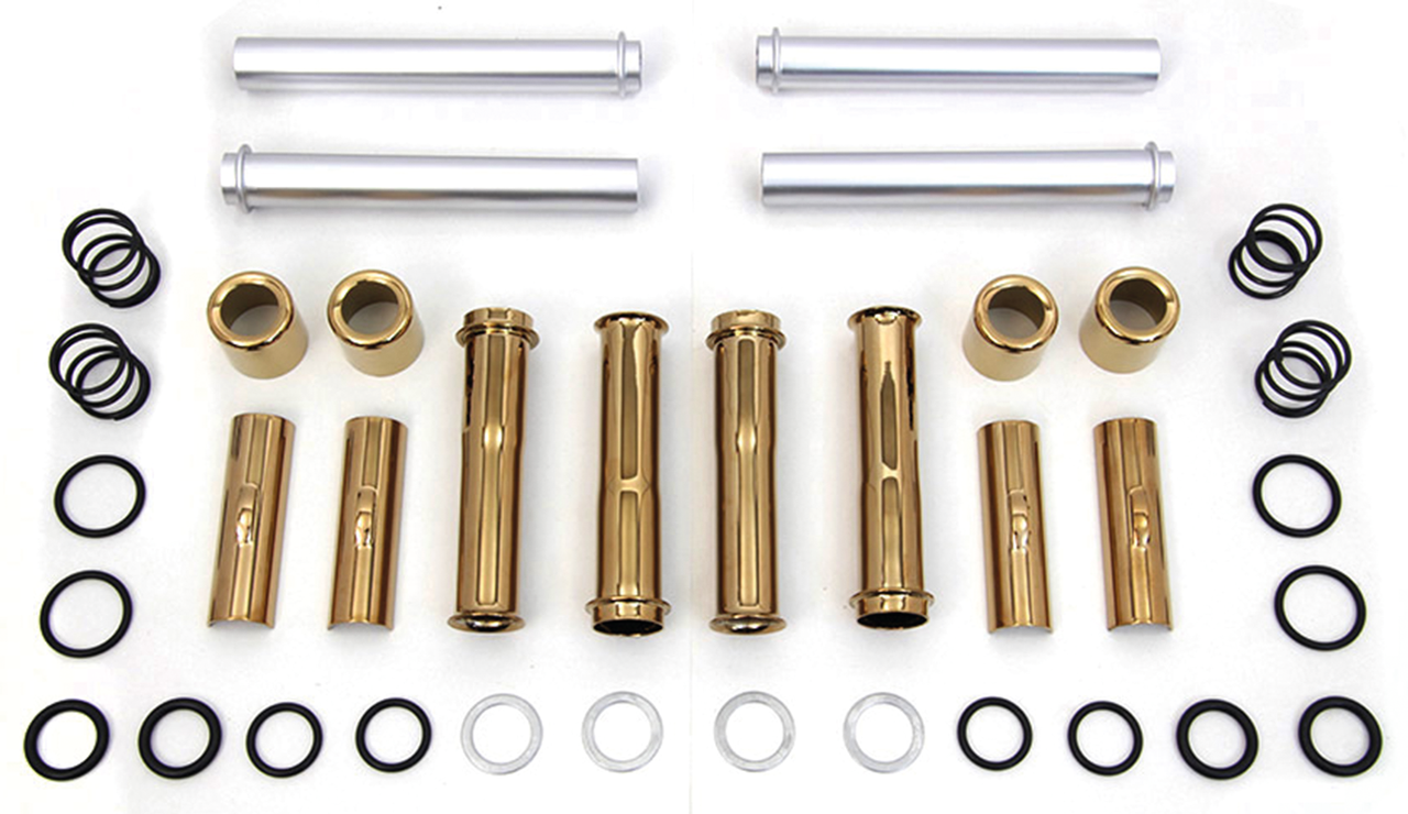 Titanium Pushrod Cover Kit for Harley Davidson Twin Cam 1999-2017