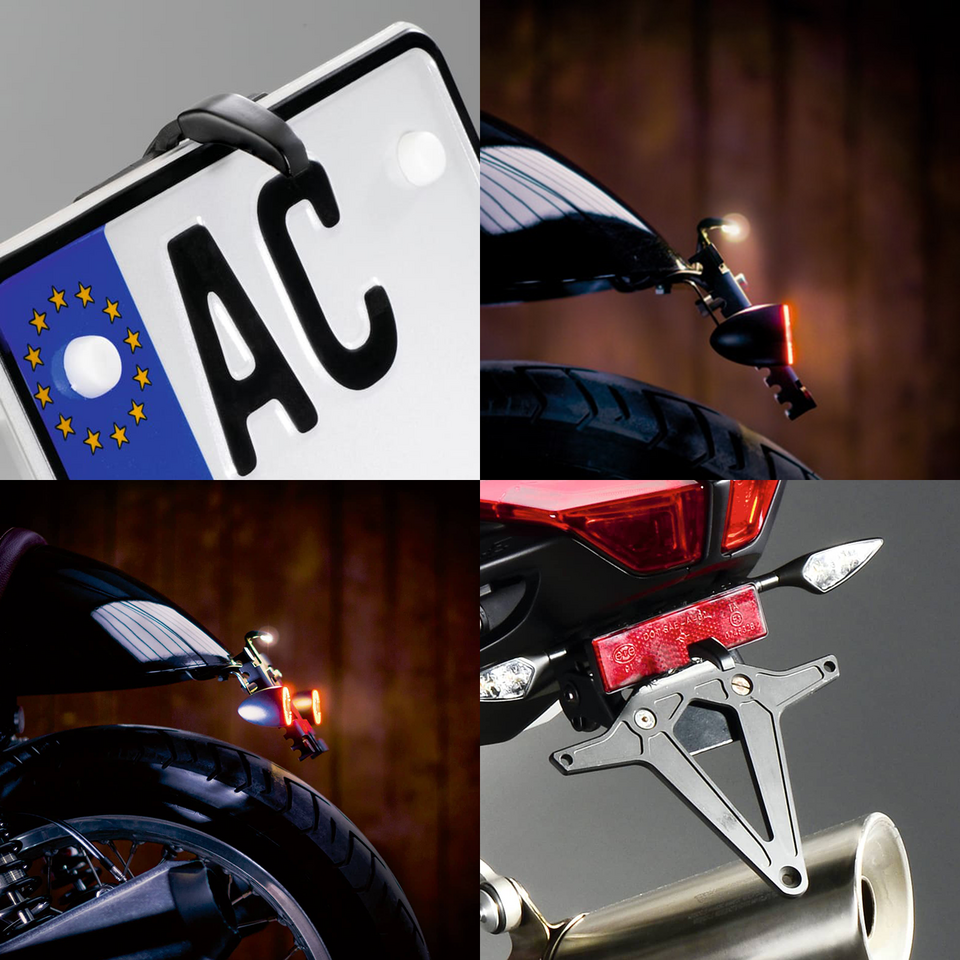 Kellermann, KL1 License Plate Light For Harley Davidson