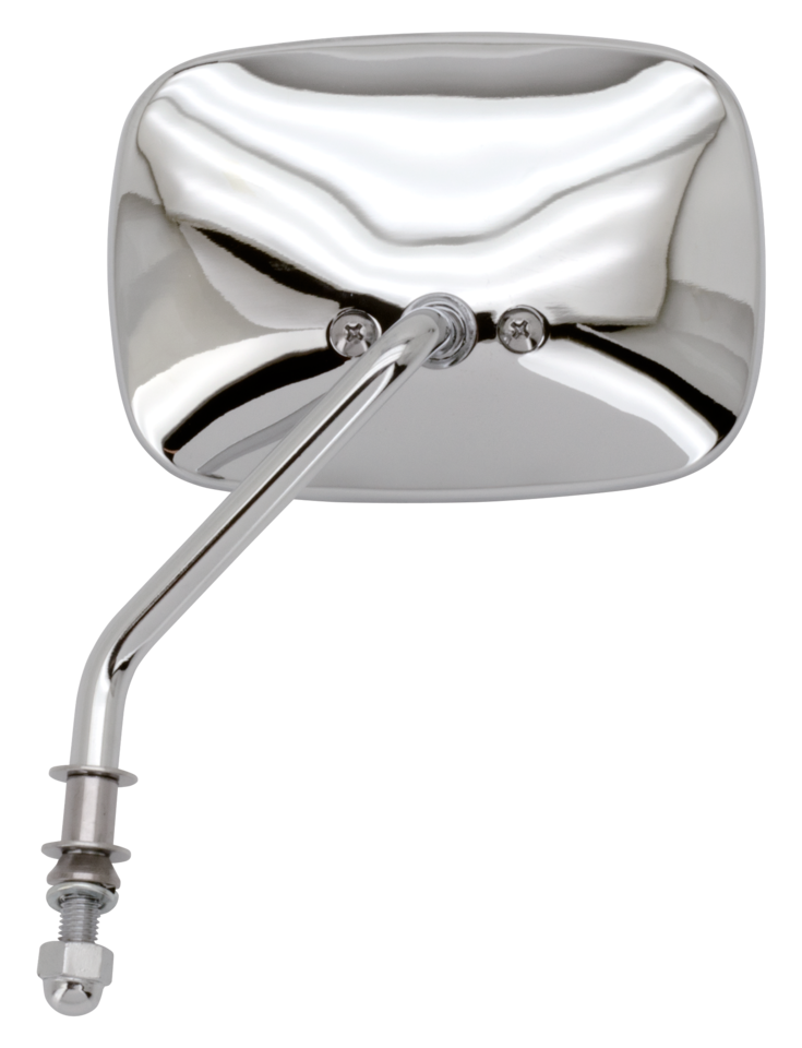 Chrome Rearview Mirror Short Arm Left For Harley Davidson