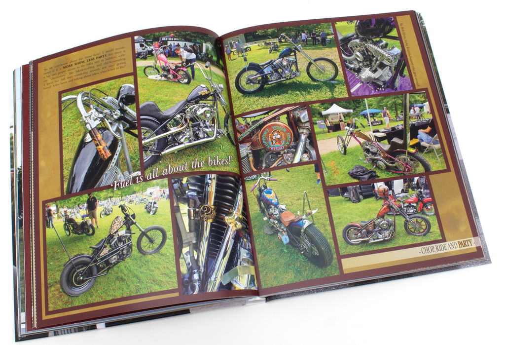 Chop, Ride &amp; Party Zwei Prozent Roadbooks