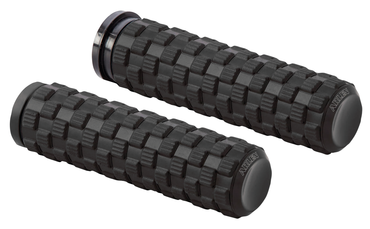 Arlen Ness, Airtrax Black Grips for Harley Davidson