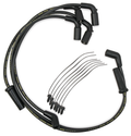 Accel, Cables De Bujia 8.0 S/S Negro Para Harley Davidson