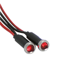 Luces Indicadoras De Diodo Con Lente Roja Para Harley Davidson
