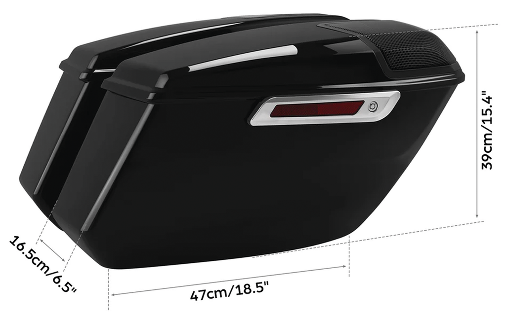 Juego De Alforjas Rígidas Estilo CVO2023 Para Harley-Davidson