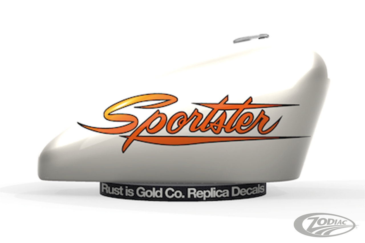 Replik der veralteten Rust Is Gold Co.-Aufkleber für Harley Davidson