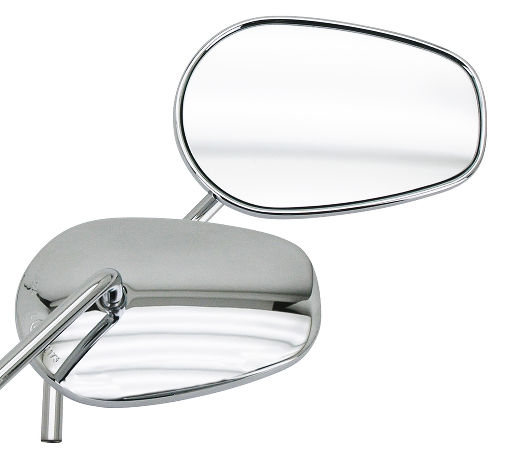 Retrovisores Sidewinder Cromado Para Harley Davidson