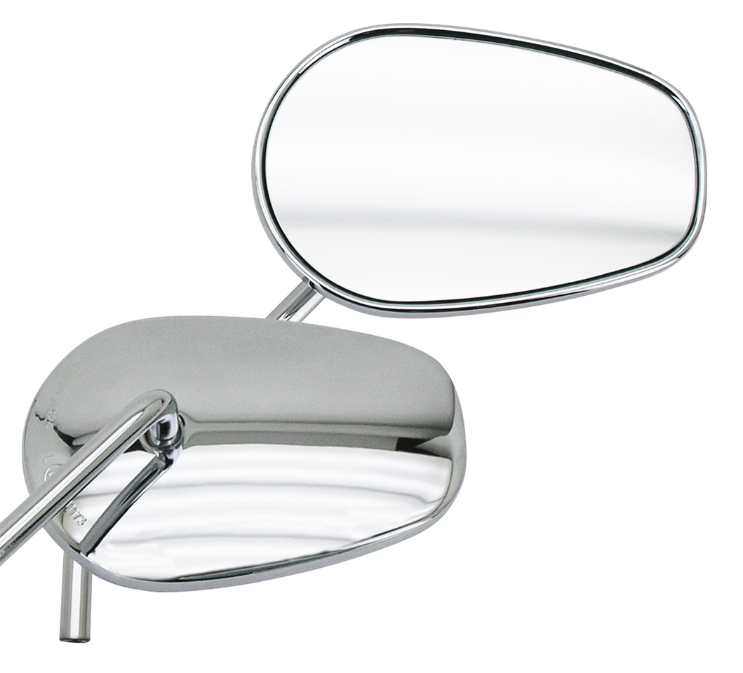 Retrovisores Sidewinder Cromado Para Harley Davidson