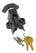 Kit De Cerradura Y Llave Para Casco Negro Brillante Para Harley-Davidson