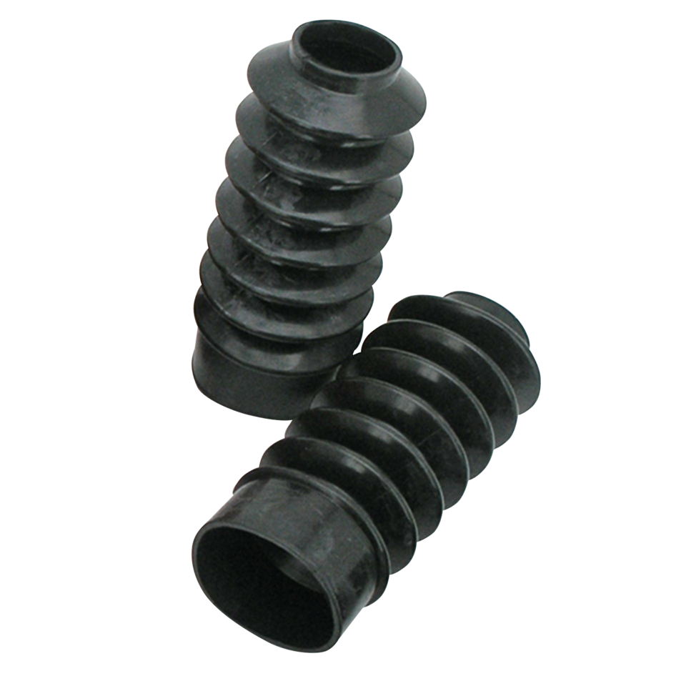 Schwarze Gummi-Gabelfaltenbälge für Harley-Davidson