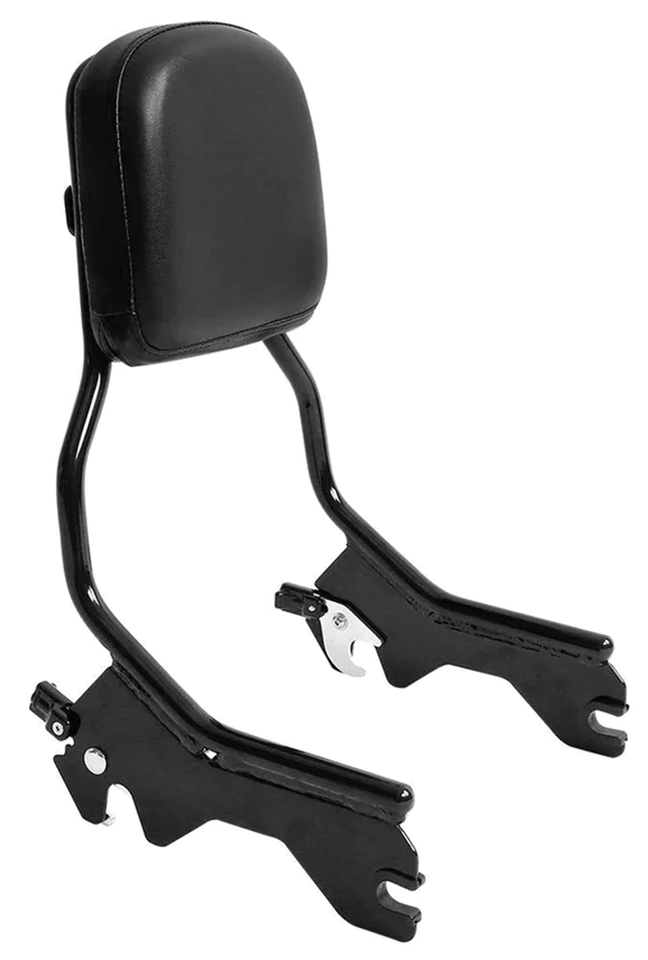 Kit with removable black backrest for Harley Davidson Low Rider and Sportglide