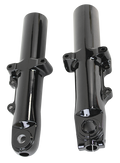 Gloss Black 49mm Lower Fork Assembly For Harley Davidson