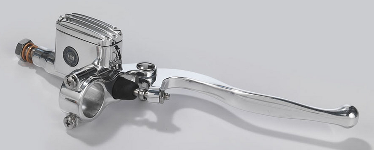 K-Tech Classic Hauptbremszylinder 15/32" 12mm poliert für Harley-Davidson