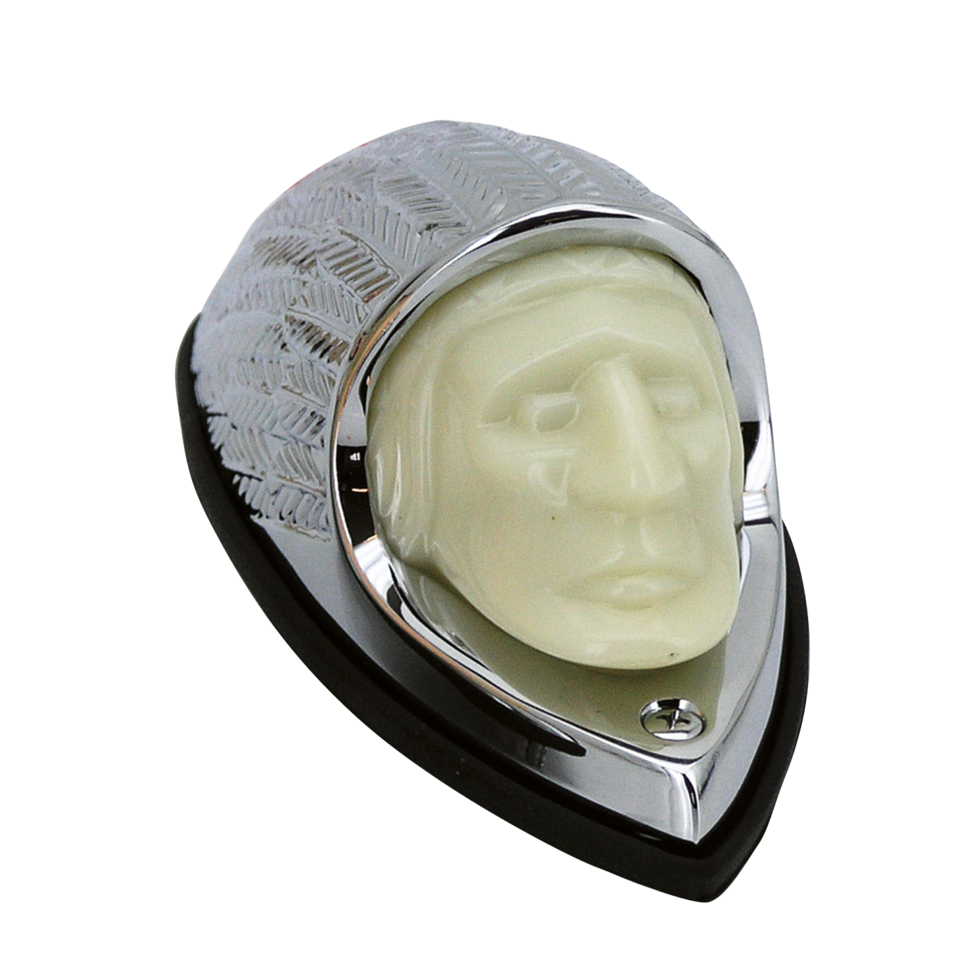 Ornamento De Guardabarros Cabeza De Indio Para Harley Davidson