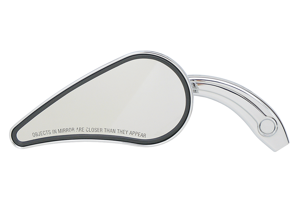 Retrovisores Cromados "Dragster" Izquierdo Para Harley Davidson